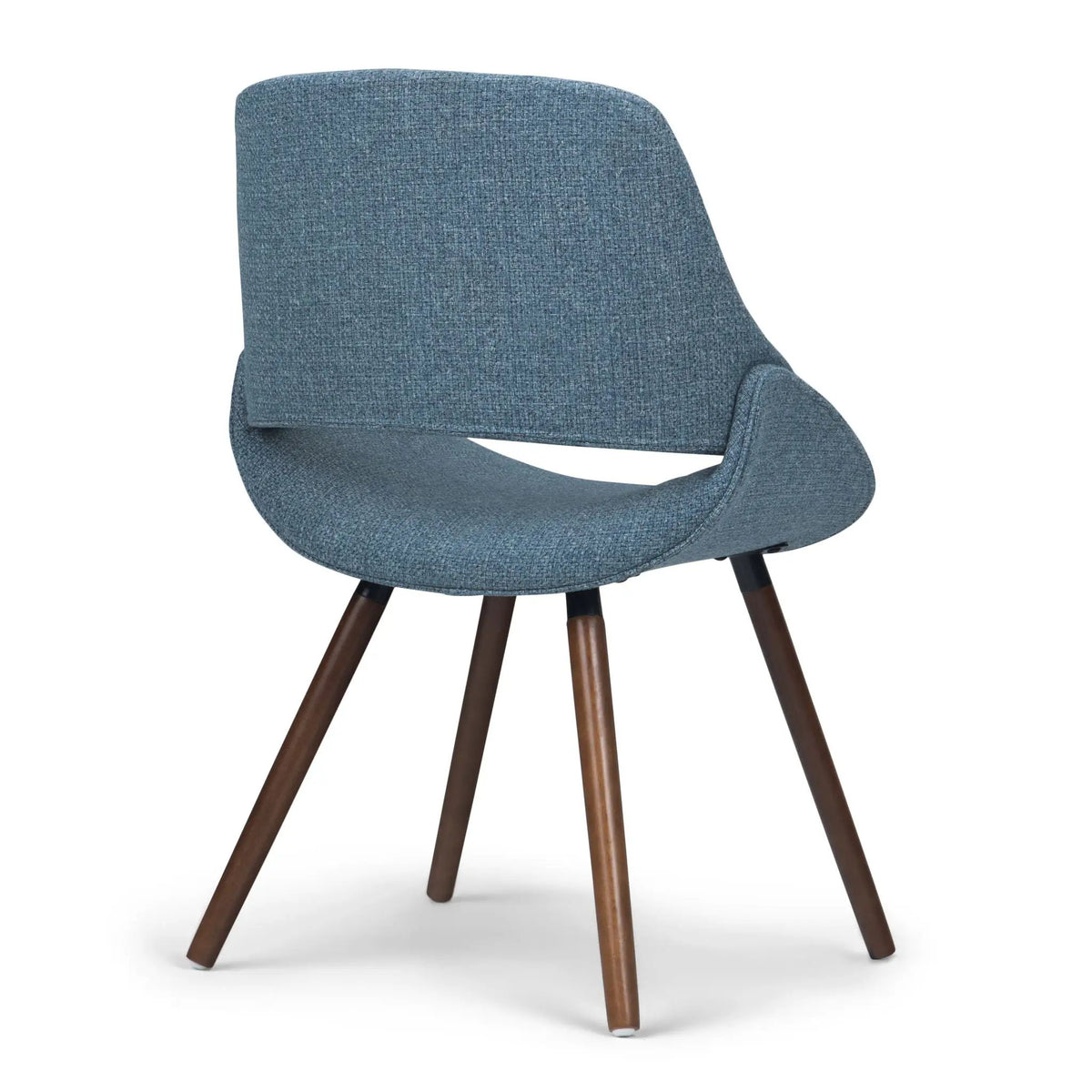 Malden Upholstered Bentwood Dining Chair | Mid Century Modern | Solid And Engineered Wood | High Density Foam