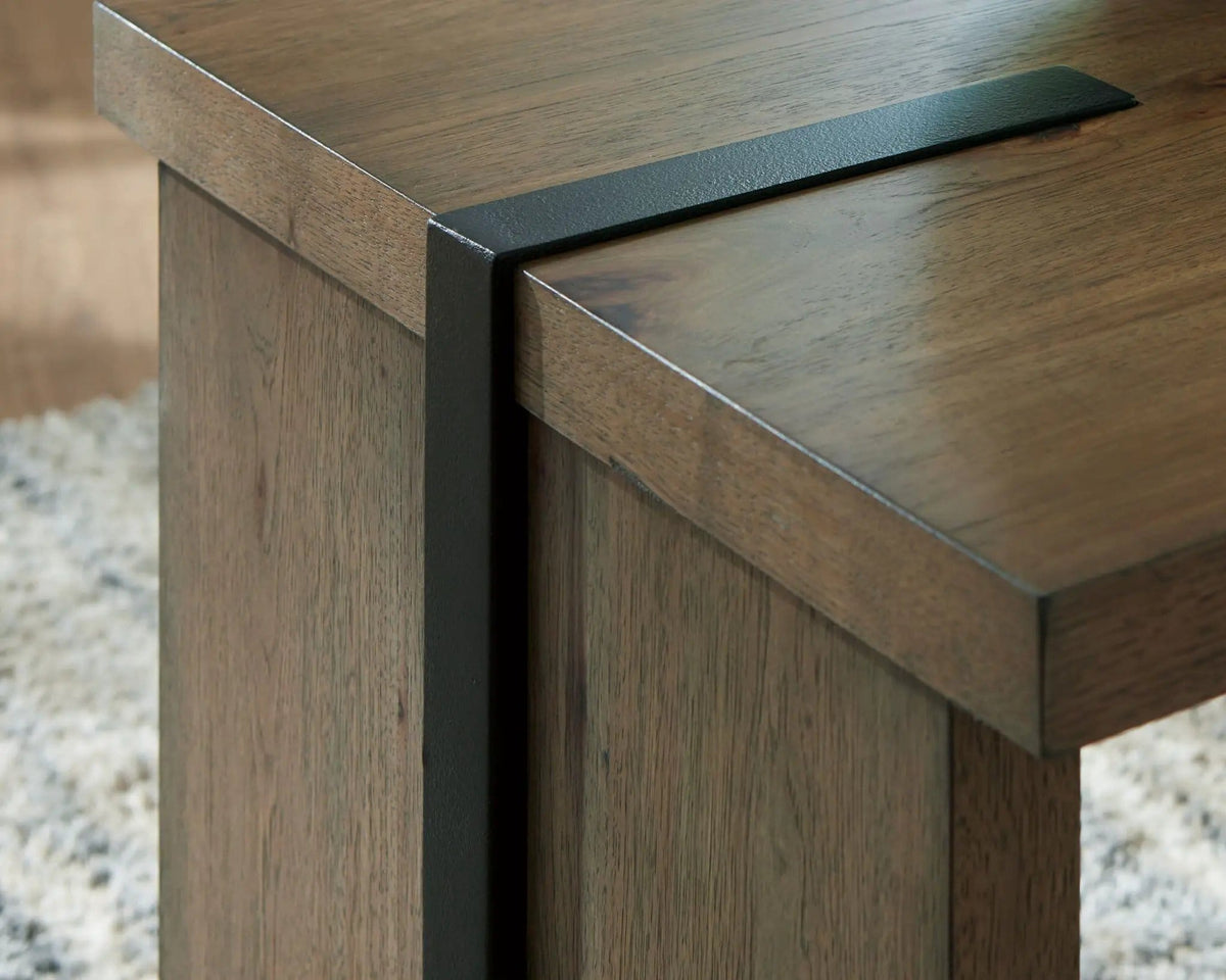 Kandinew Living Room Table | 2 Pieces | Oak Veneer | Home
