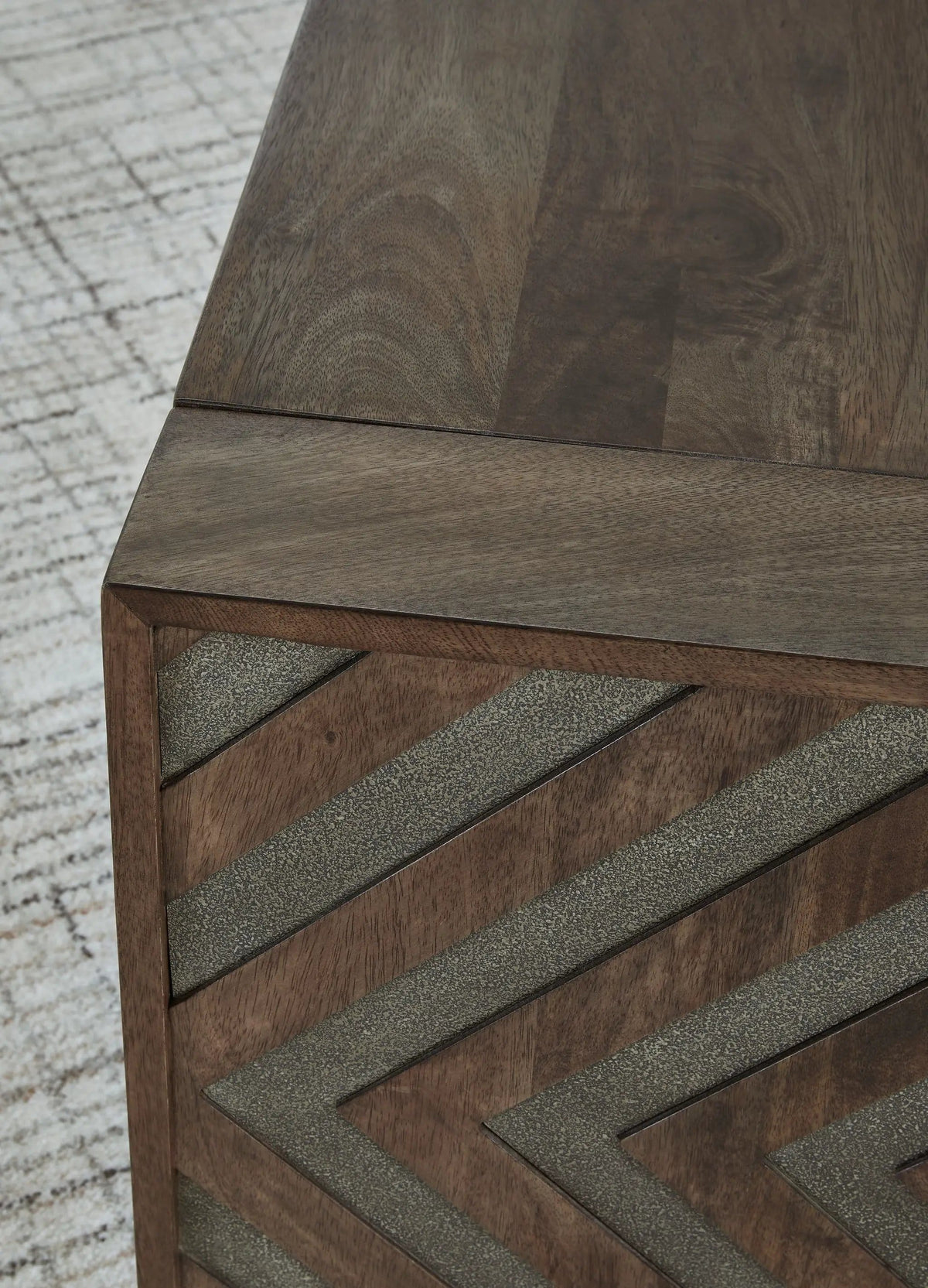 Dreggan Rectangular Cocktail Table | 50 x 27 x 18.25 in | Mango Wood | Brown