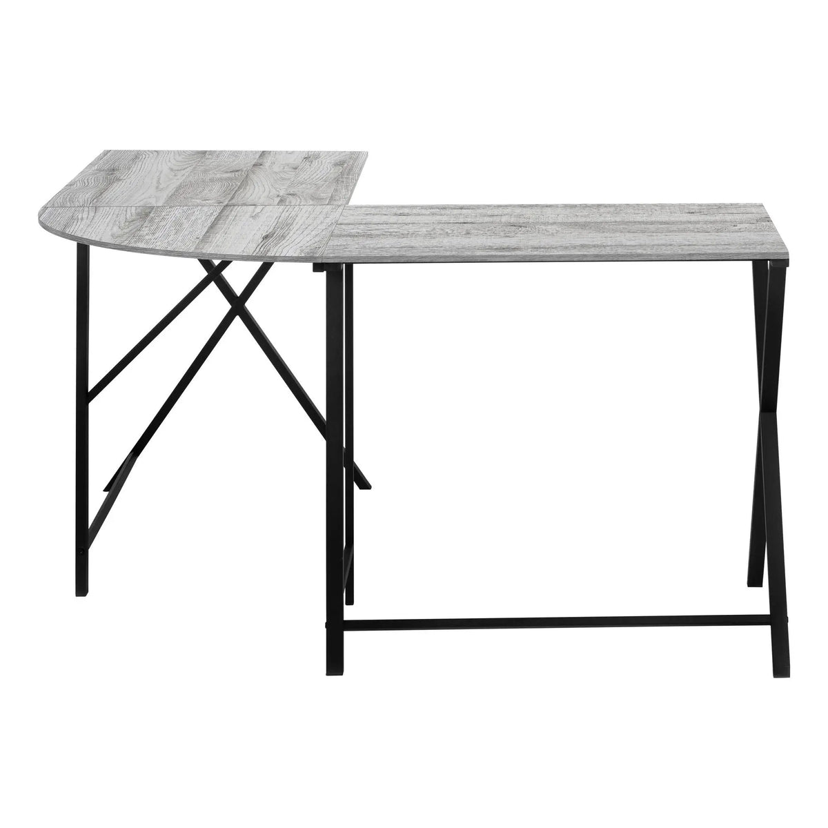 L-Shaped Corner Computer Desk | 55.25 Inch Square | Space-Saving Corner Design | Easy Assembly
