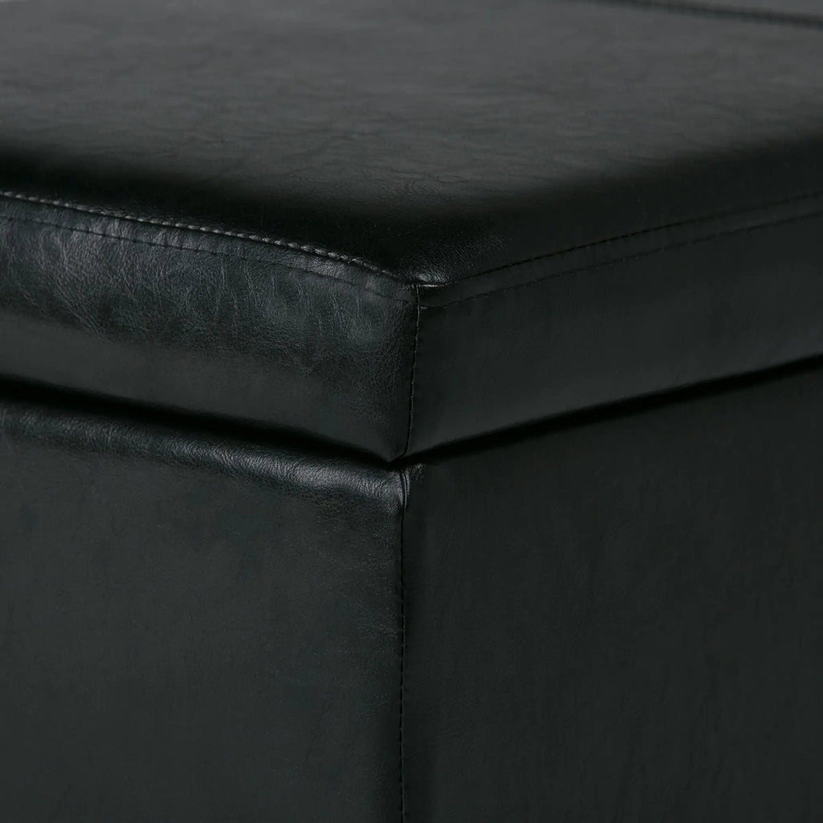 Storage Ottoman Bench | Solid Wood Frame | High Density Foam