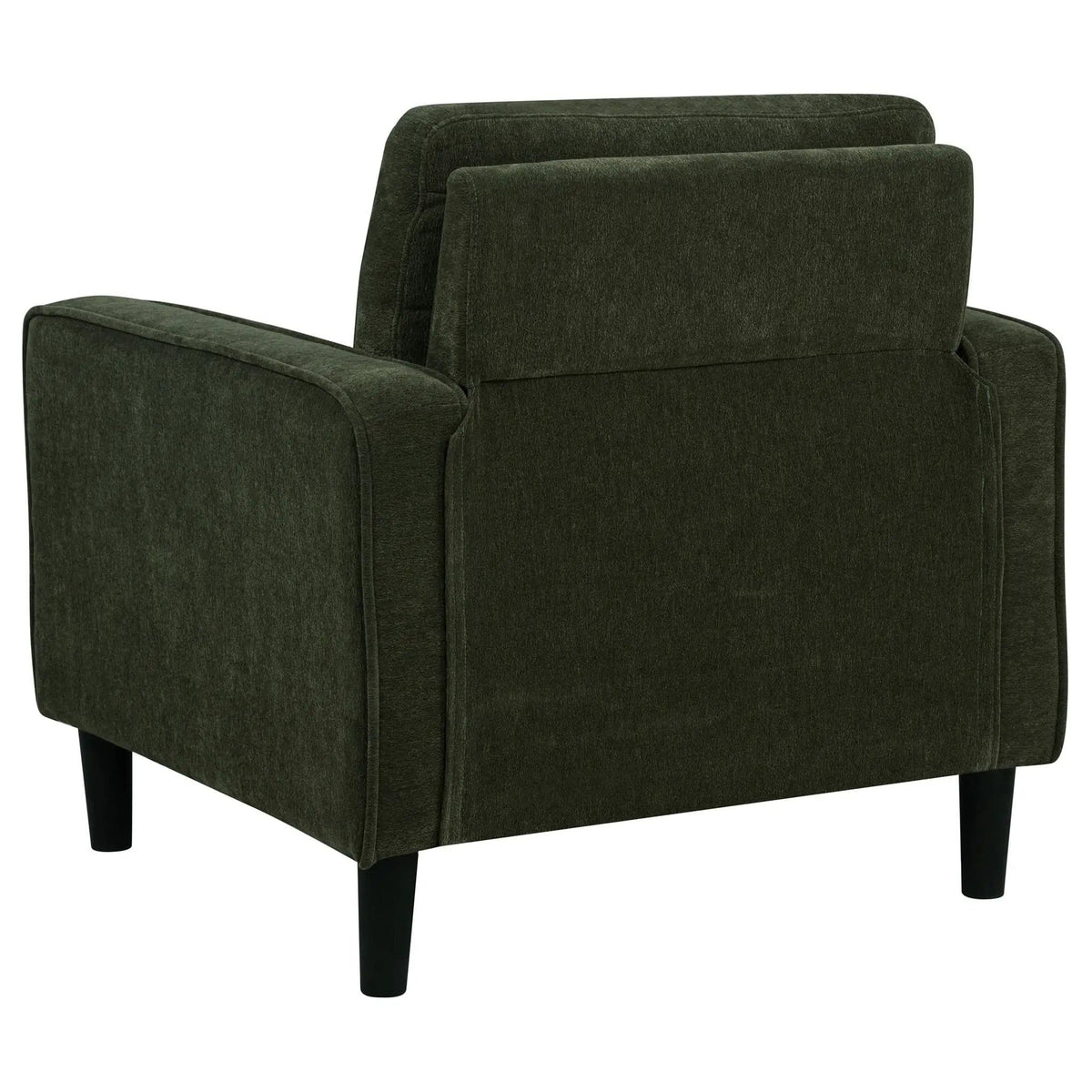 Ruth Fabric Upholstered Track Arm Accent Chair Matcha | 32.25 x 31.5 x 33.5 in | Fabric | Green