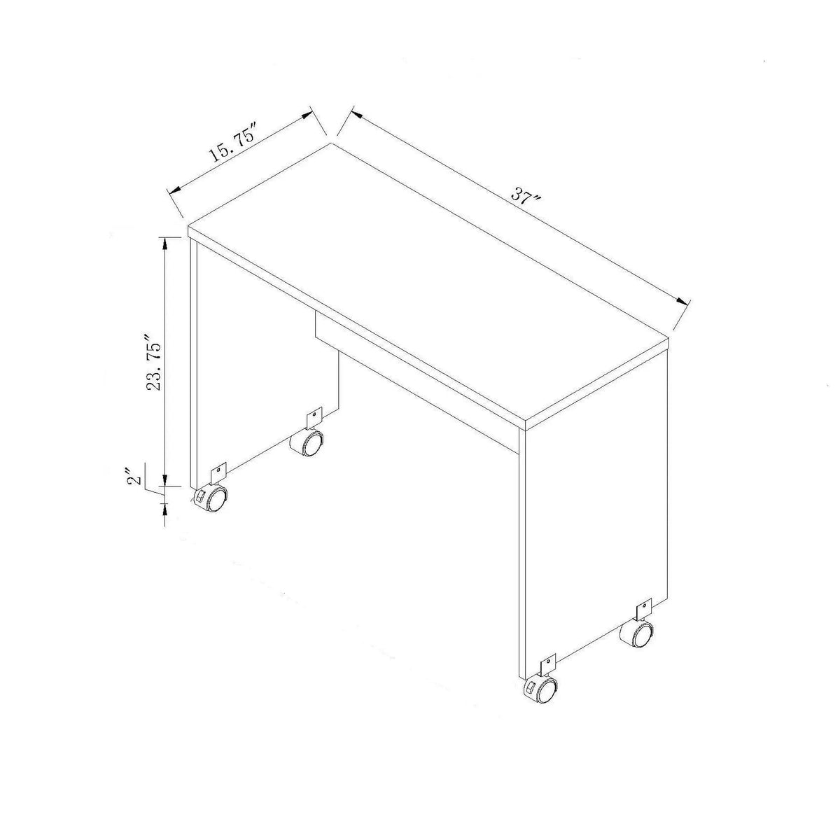 Printer Mobile Stand, Computer Desk, Home Office Desk | 3 Pieces | Home Office Furniture | Home Office