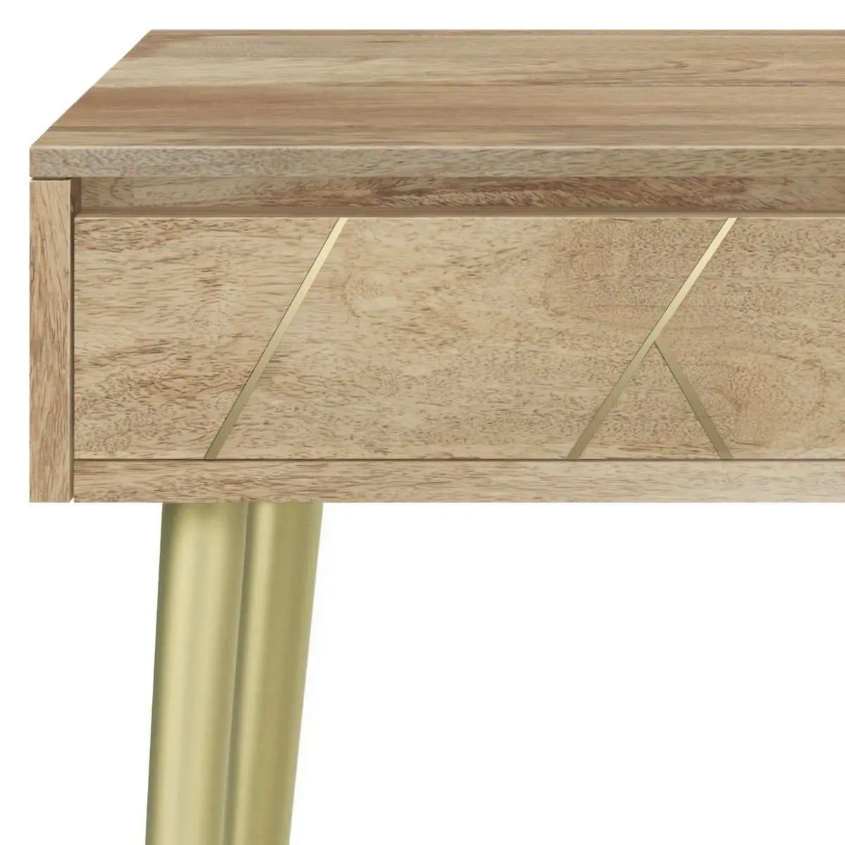 Jager Console Table | 48 x 15 x 32 in | Metal & Wood | Natural