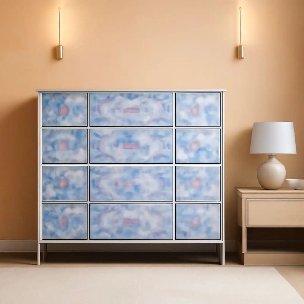 Kids Dresser With 12 Drawers White Finish For Nursery from PriceLows™