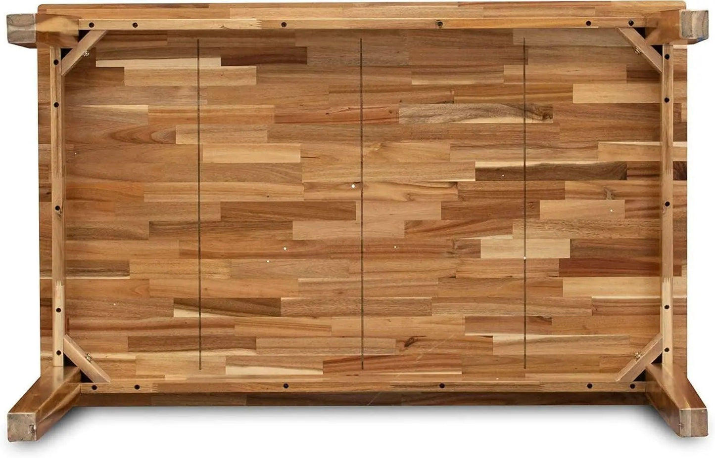Rectangular Dining Table 48 By 30 Inch Natural Wood from PriceLows™