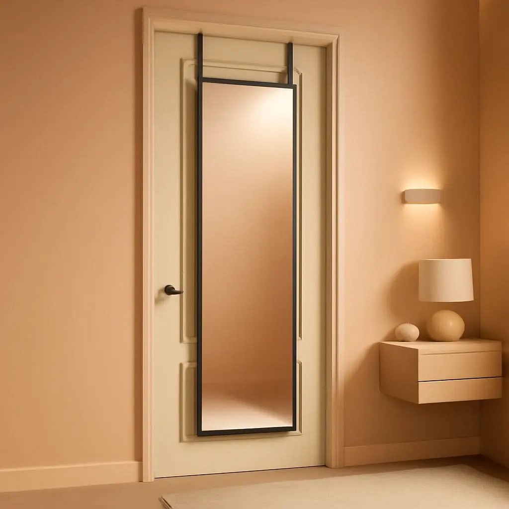 48x14 Inch Full Length Tempered Glass Door Mirror Over Door from PriceLows™