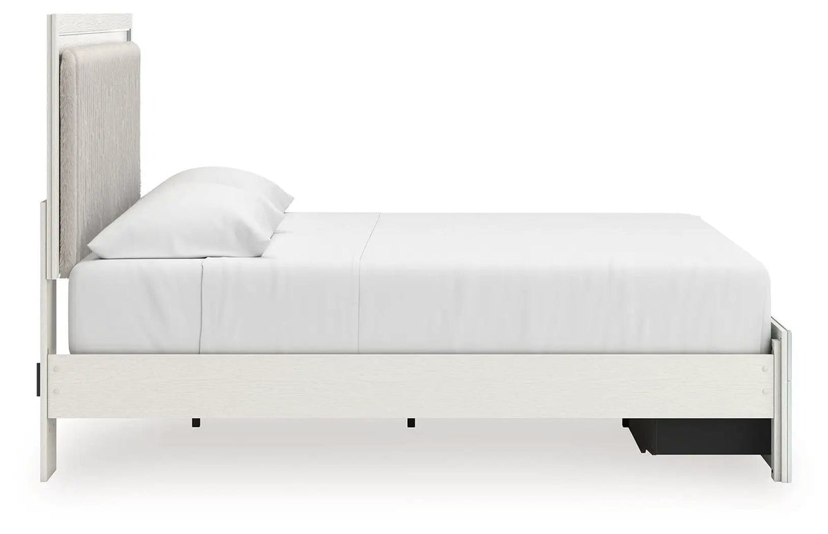 Zuraleus Upholstered Panel Platform Storage Bed | 4 Pieces | Bedroom Furniture | Bedroom