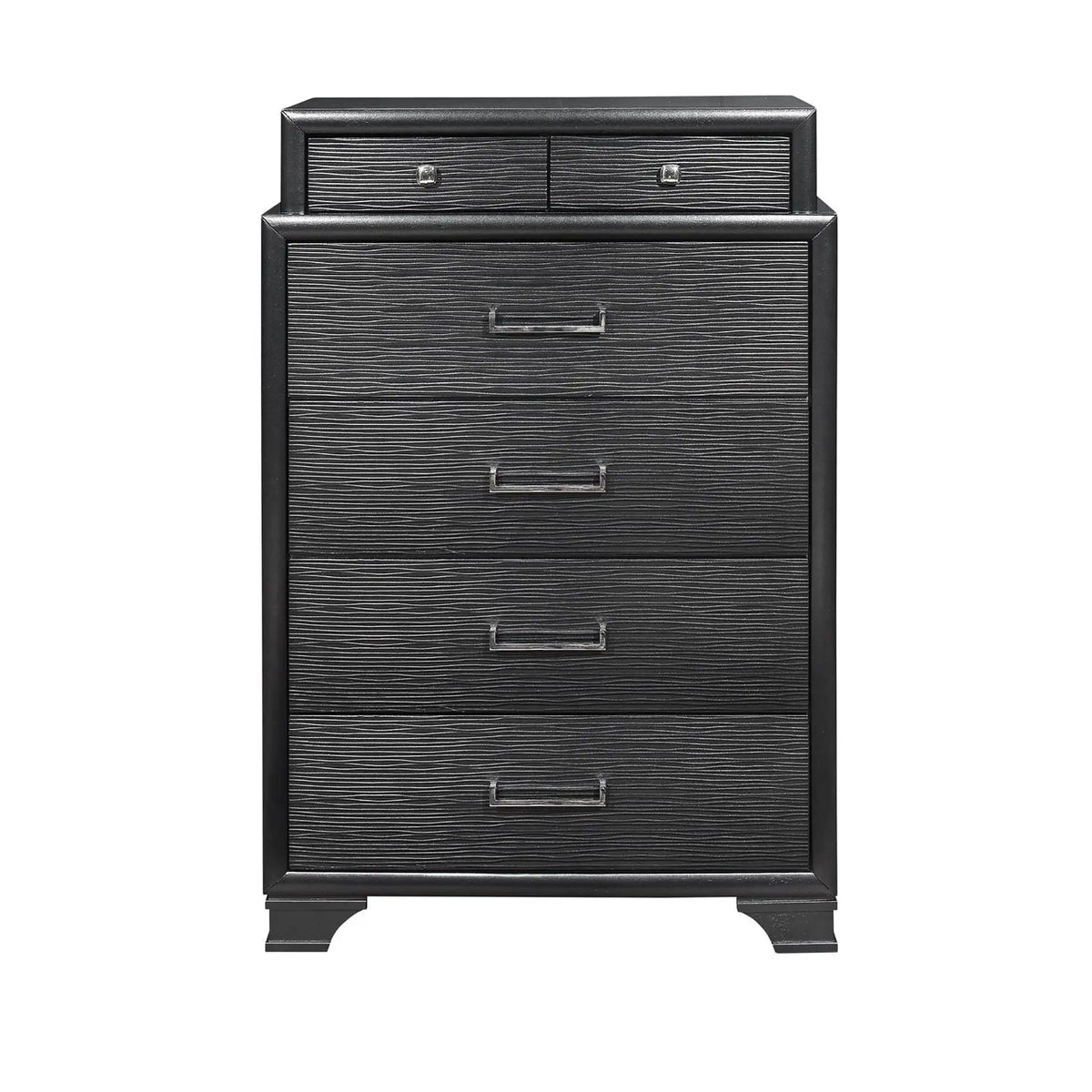 Civic Chest | 2 Pieces | Solid Wood & Metal | Living Room