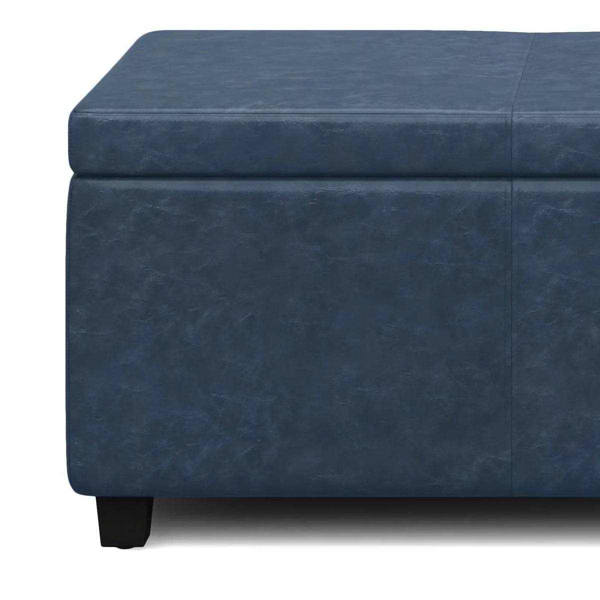 Storage Ottoman Bench | Solid Wood Frame | High Density Foam