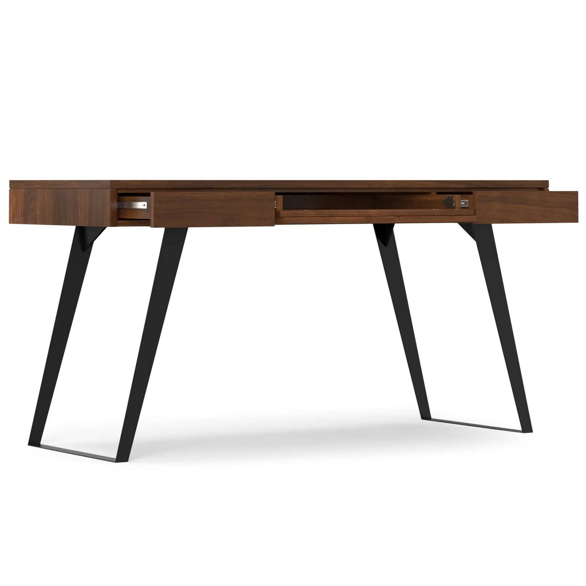 Lowry Handcrafted Desk | 5 Pieces | Metal | Home Office