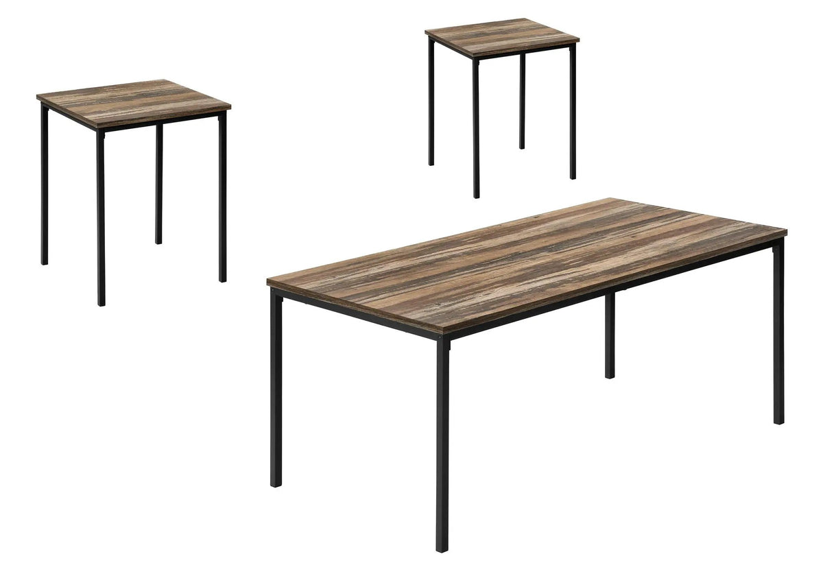 Coffee And End Table Set | Set Of 3 | Contemporary Design | High-Density Laminate Tops