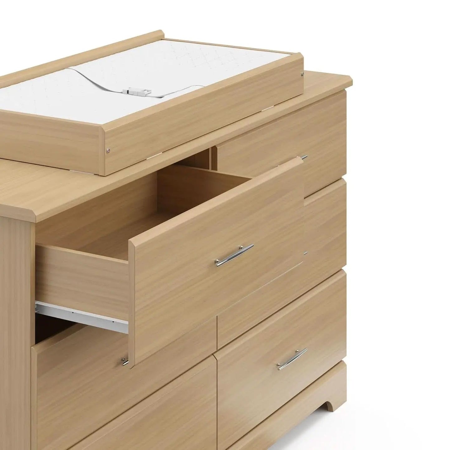 Brookside 6 Drawer Dresser Driftwood Nursery Furniture from PriceLows™