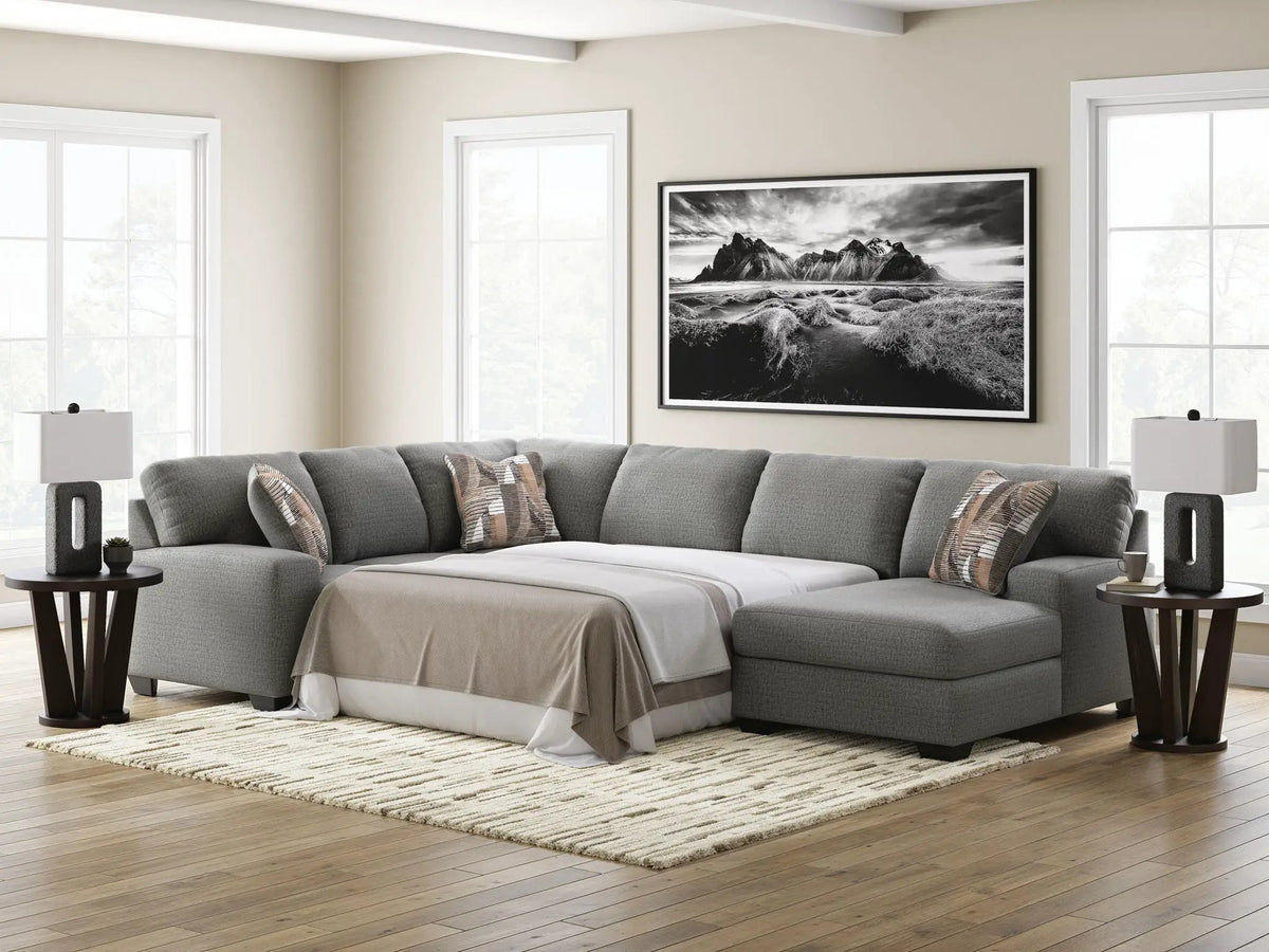 Clarington Sectional | Classic Comfort | Modern Design | 141 Inch Length