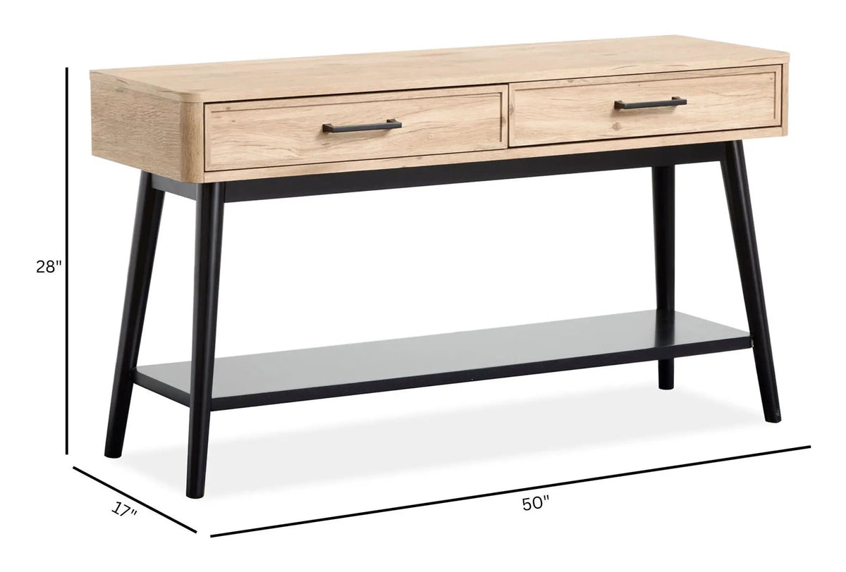 Fletcher Rectangular End Table | Driftwood Finish | Paper Veneer | Relaxed Modern Style