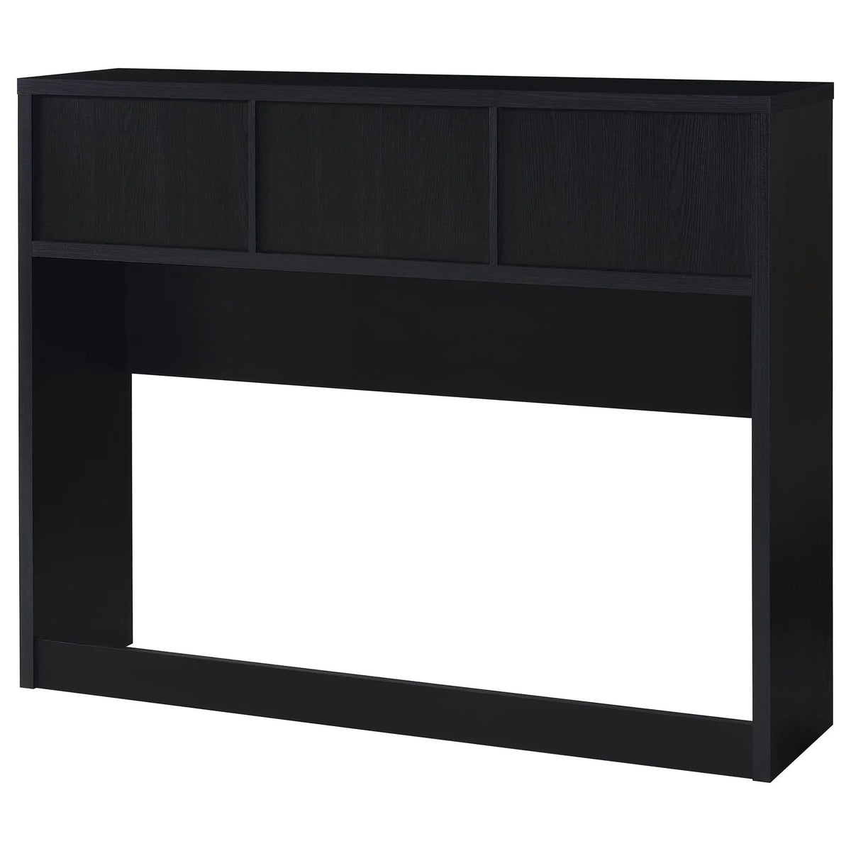 Westpark 49-inch Queen Bookcase Headboard | 59.75 x 11.5 x 48.5 in | Engineered Wood & Veneer | Black
