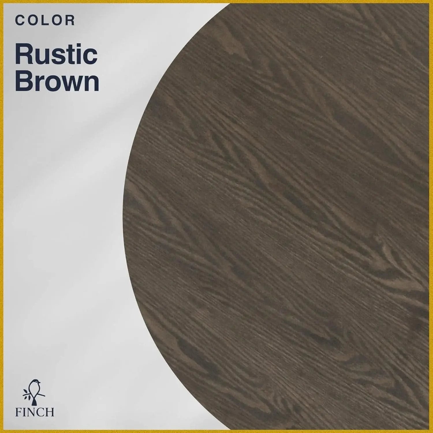 Alfred Round Solid Wood Rustic Dining Table 46.5 Inch Diameter Trestle Pedestal from PriceLows™