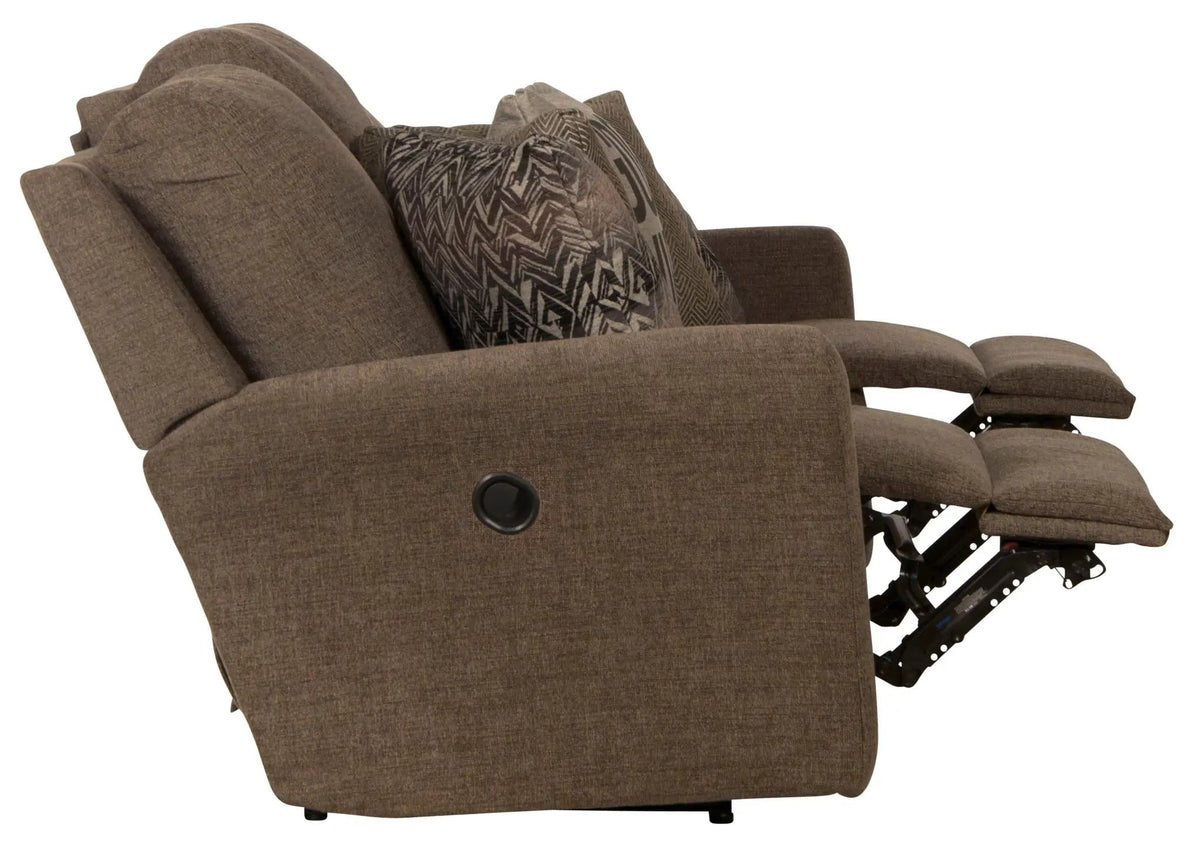 Calvin Reclining Sofa | 4 Pieces | Chenille & Fabric | Living Room