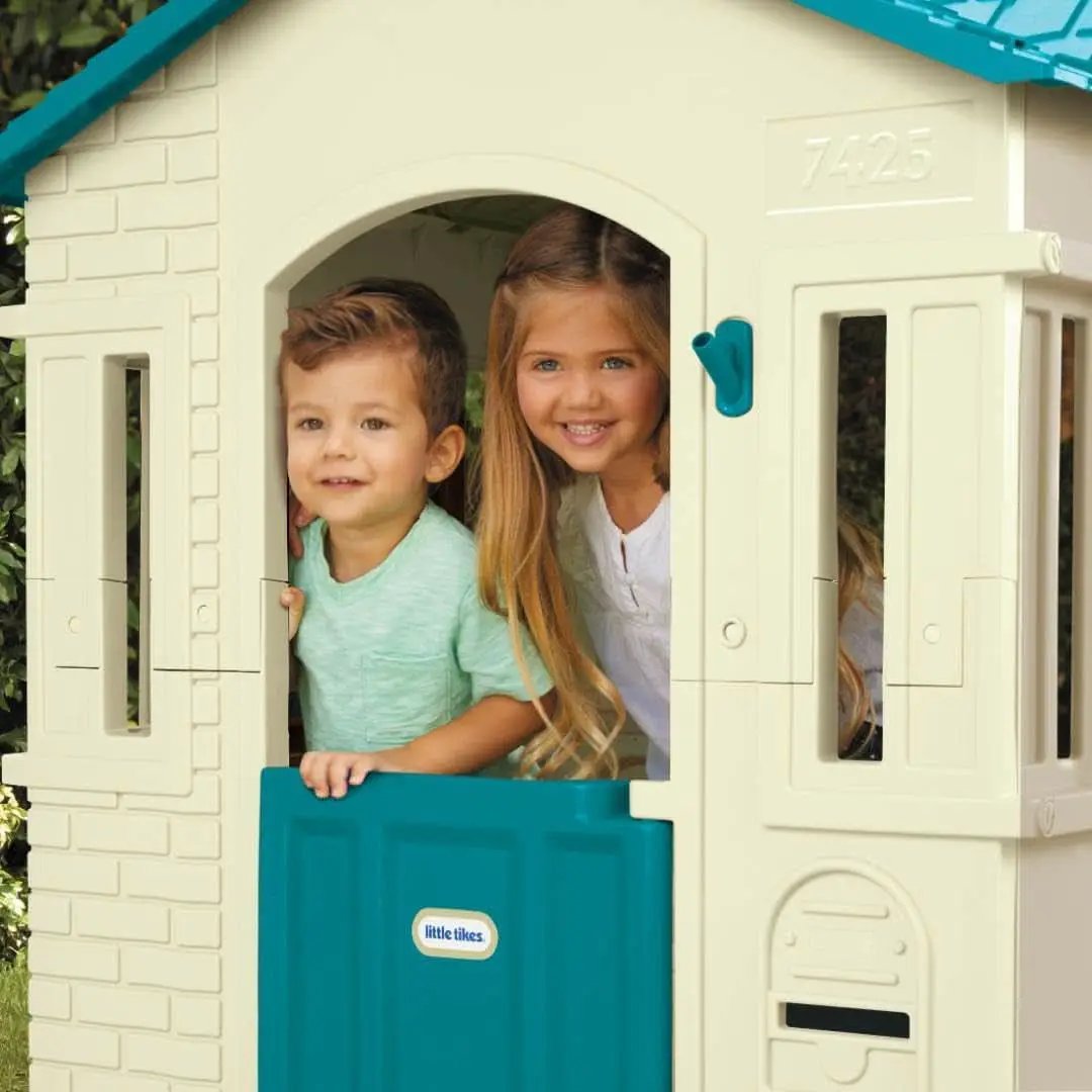 Blue Cape Cottage Playhouse Large Outdoor Kids Playhouse from PriceLows™