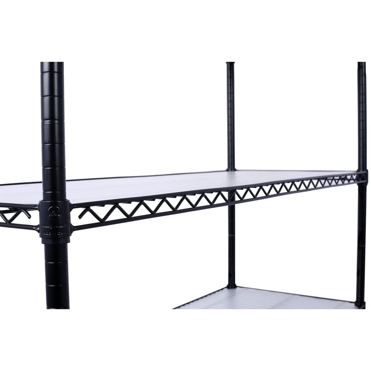 7 Tier Wire Shelving Unit | 2450 Lb Capacity | Adjustable 1 Inch Increments | Wheels Included