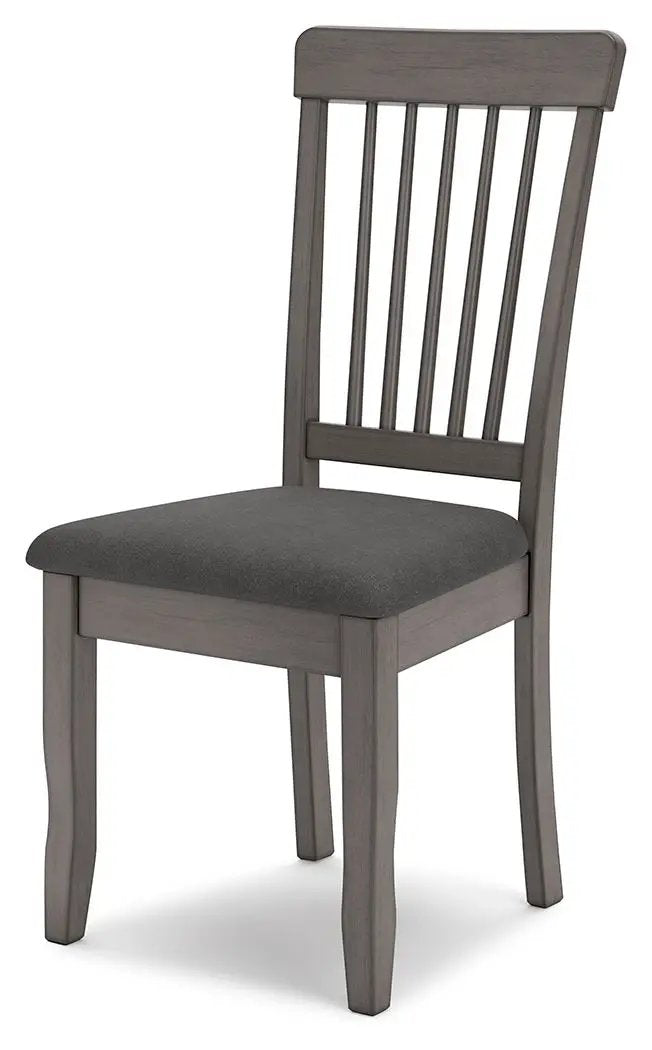 Shullden Dining Room Side Chairs | Set Of 2 | Gray | 18.38 Inch Seat Height