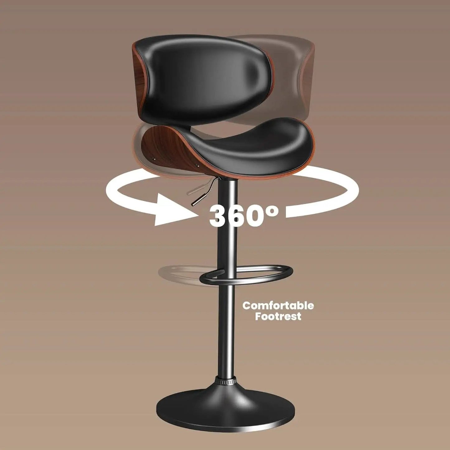 Mid Century Modern Bar Stools Set of Three from PriceLows™