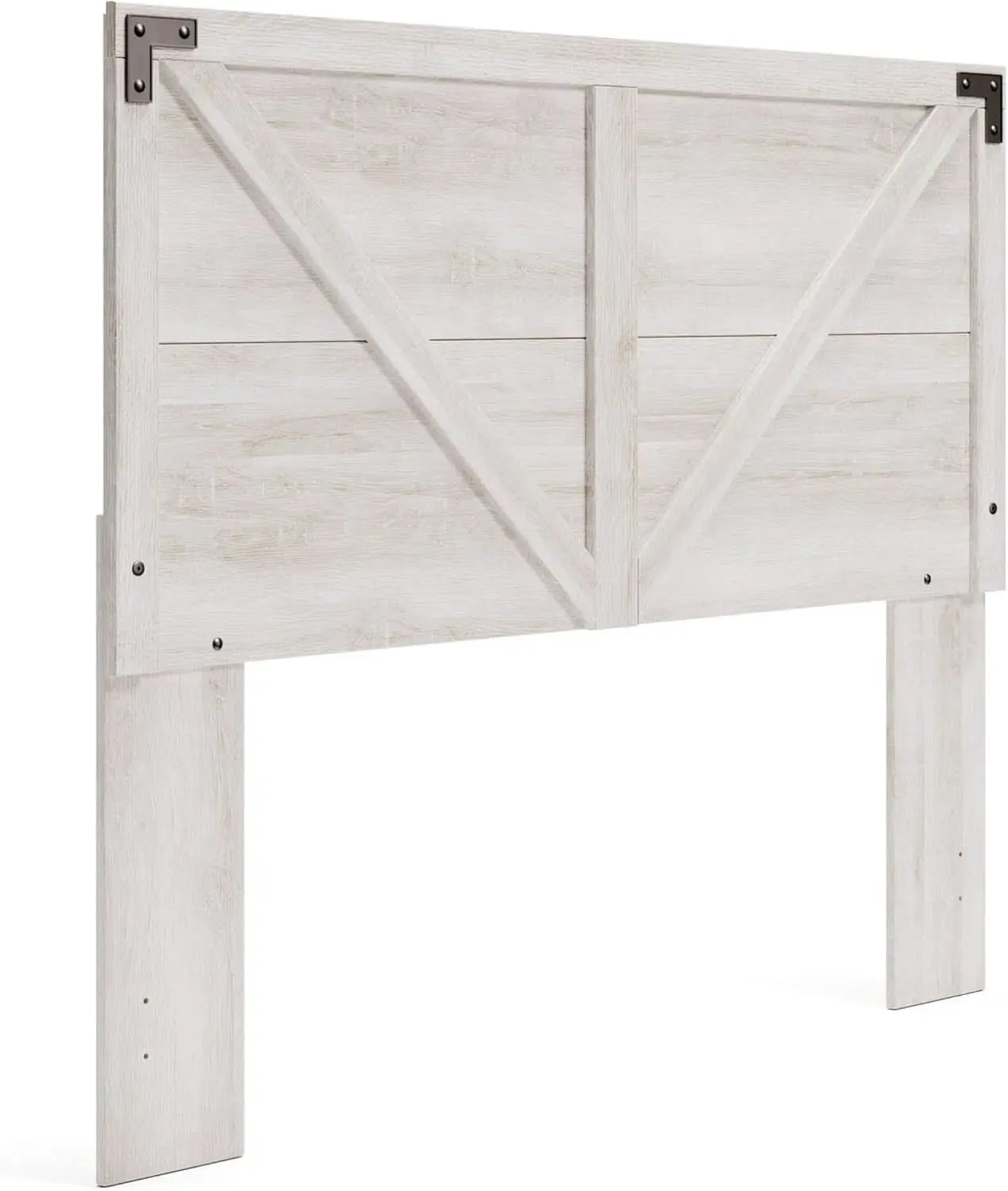 Modern Farmhouse Queen Headboard with Crossbuck Styling from PriceLows™