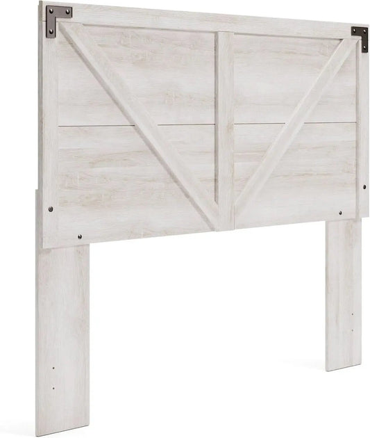 Modern Farmhouse Queen Headboard with Crossbuck Styling from PriceLows™