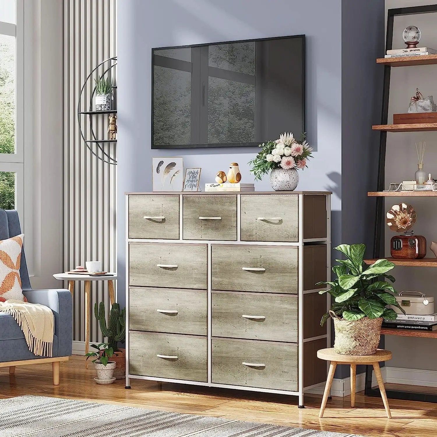 Sonoma White 6 Drawer Dresser For Bedroom Storage Organizer from PriceLows™