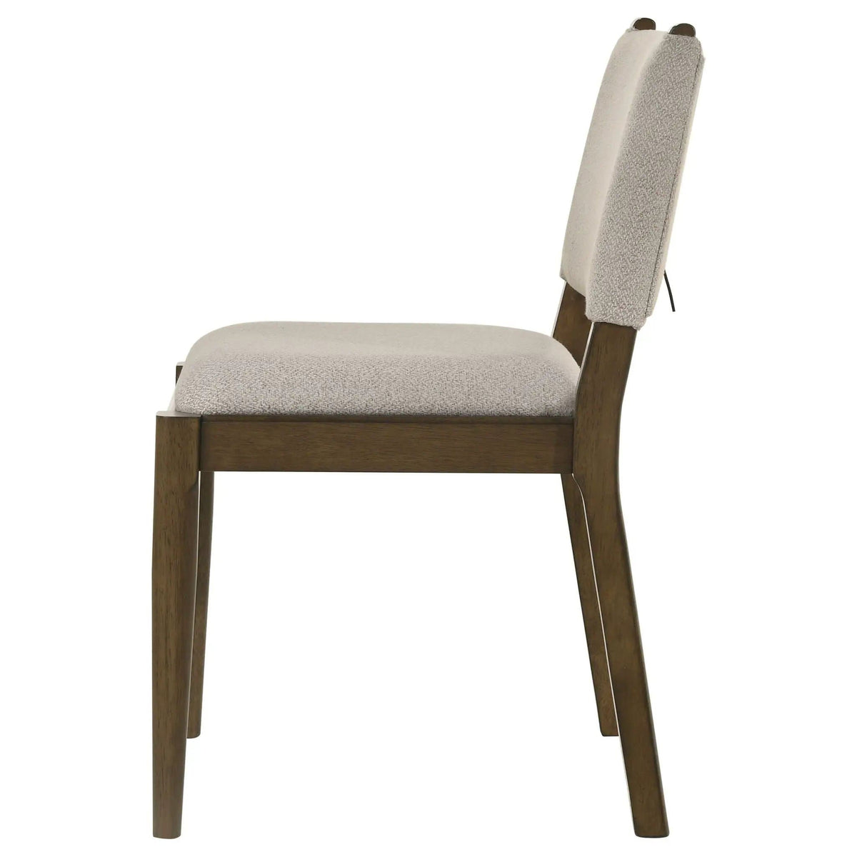 Ottowa Upholstered Dining Side Chair Brown (Set of 2) | 18.75 x 21.5 x 32.25 in | Fabric & Wood | Dining Room