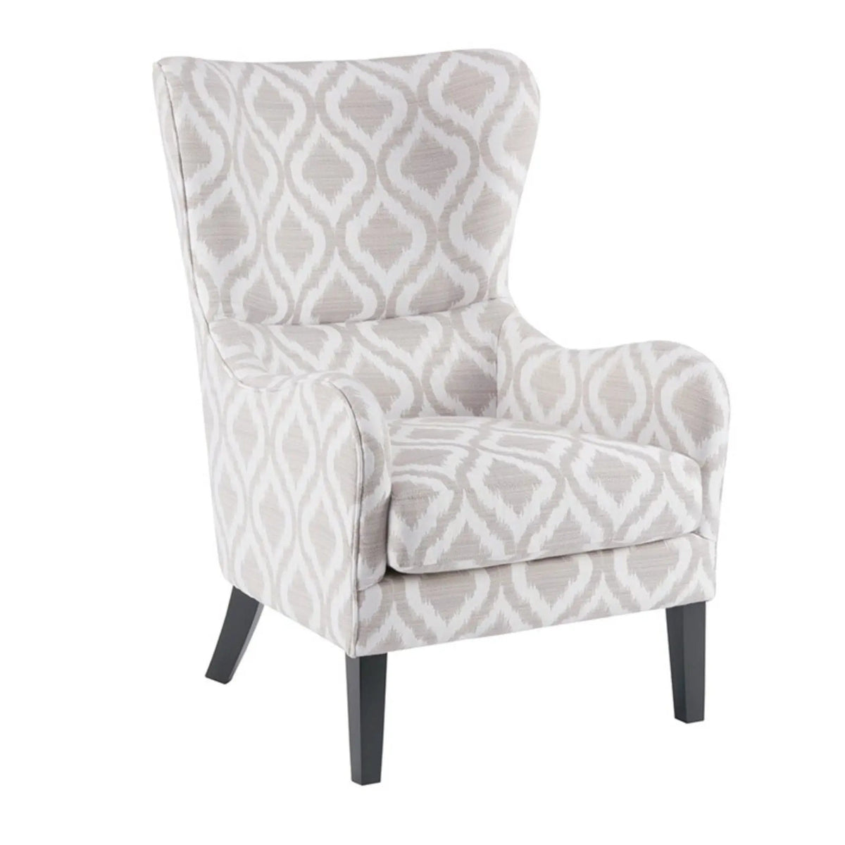 Arianna Swoop Wing Chair | Traditional Wing Back | Round Arms | High-Density Foam