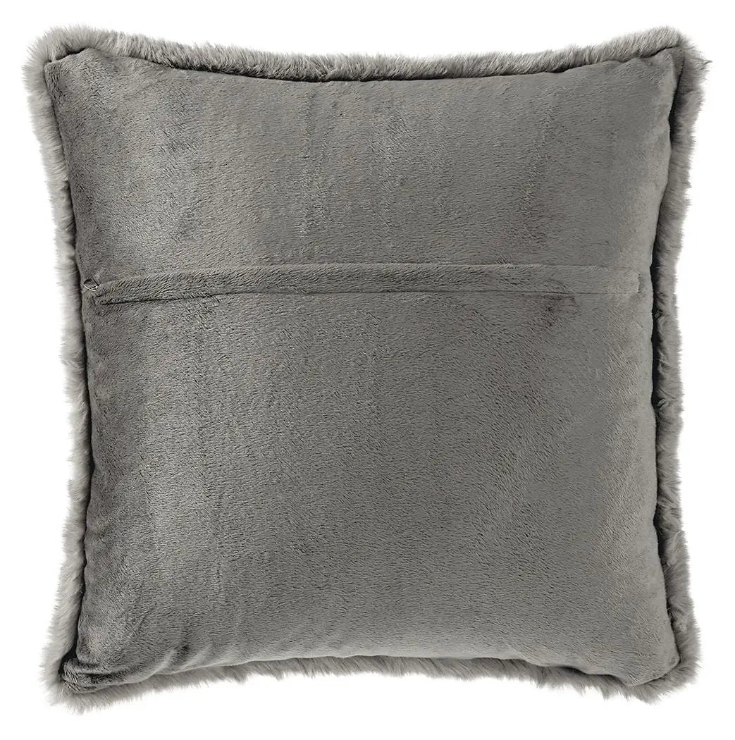 Gariland Faux Fur Throw Pillow | Faux Rabbit Fur | 20 x 20 Inch | Plush Feel