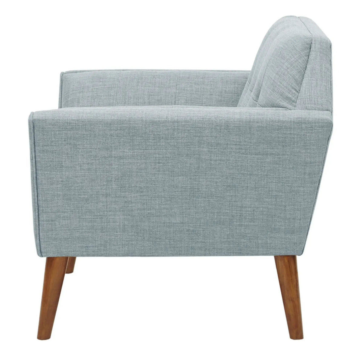 Modern Lounge Chair | Button Tufting | Mid-Century Design | Comfortable Armrests