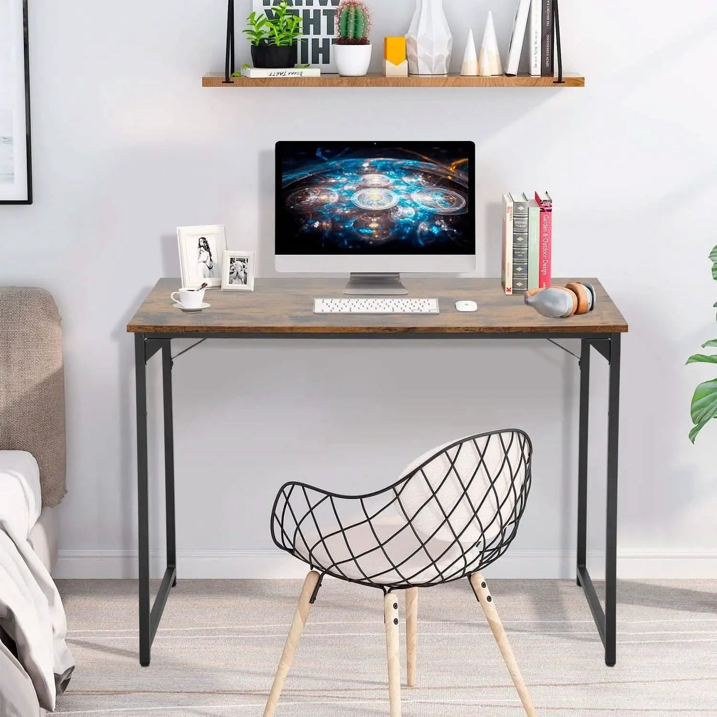 Industrial Laptop Desk 39.4 Inch Length 19.7 Inch Width from PriceLows™