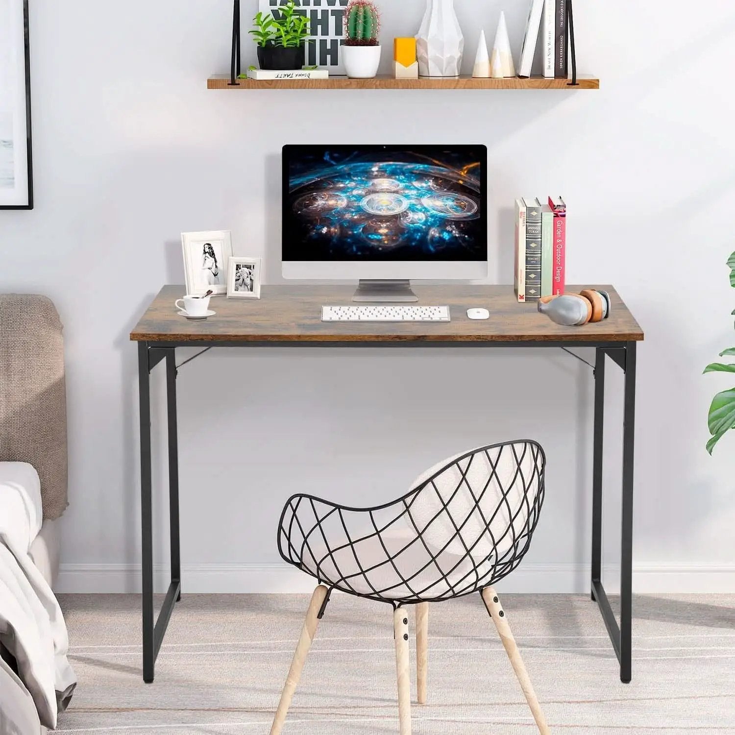 Industrial Laptop Desk 39.4 Inch Length 19.7 Inch Width from PriceLows™