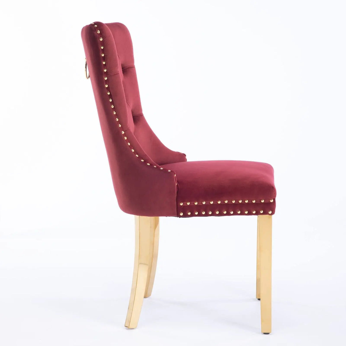 Dining Chair | Tufted Upholstery | Solid Wood Frame | Set Of 2
