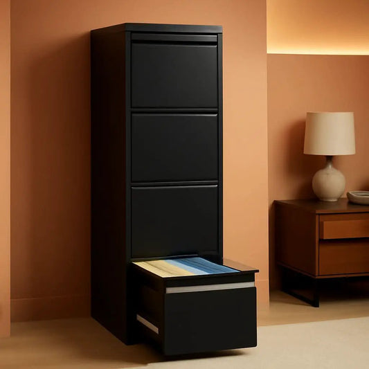 Metal 5 Drawer Vertical File Cabinet With Lock For A4 Letter Legal from PriceLows™