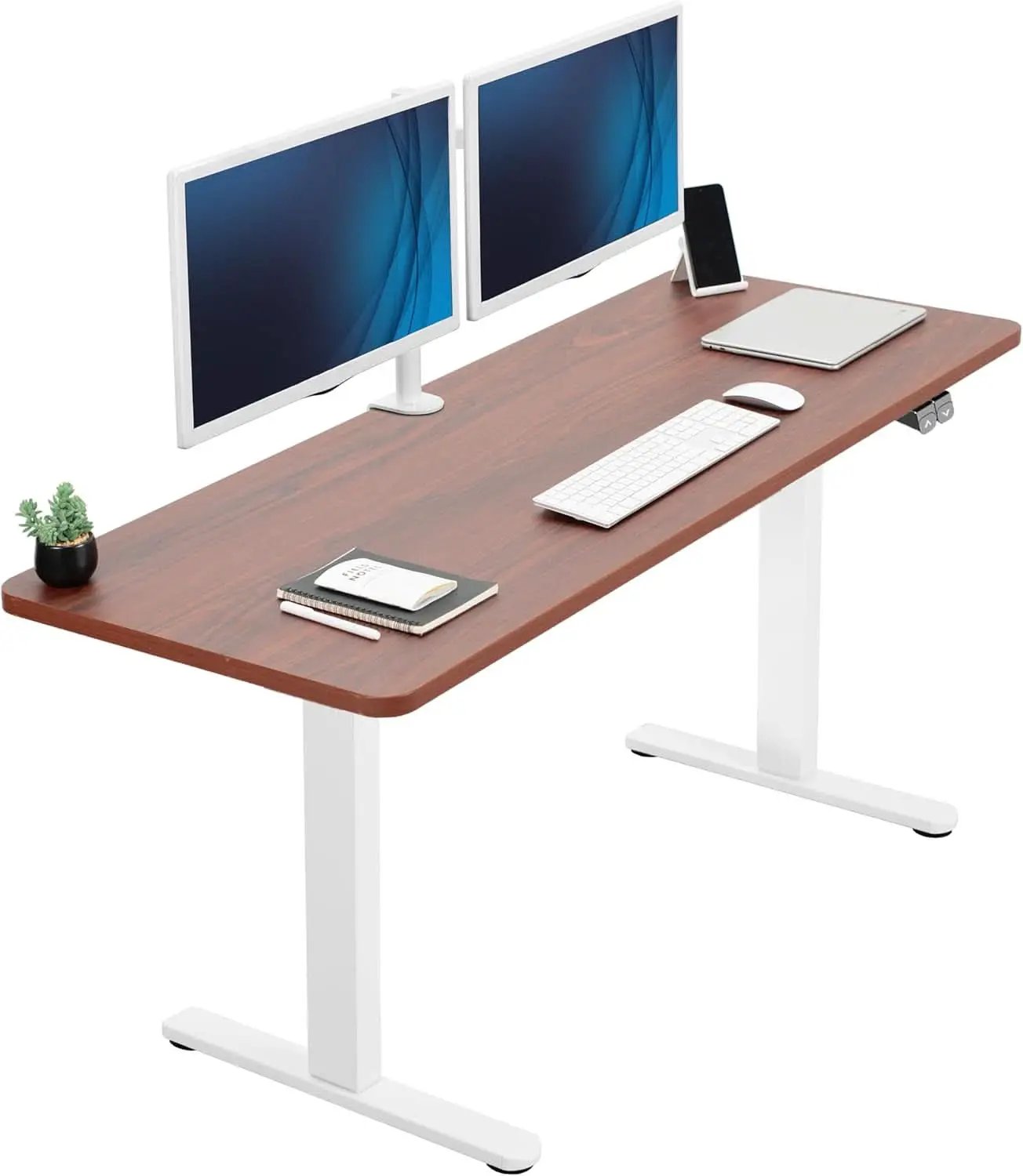 60 Inch Electric Height Adjustable Desk For Home Office from PriceLows™