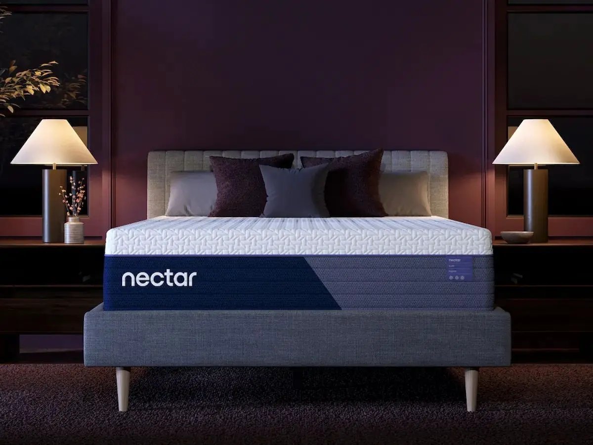 Nectar Luxe Hybrid Mattress | 14 Inch Height | White | Multiple Comfort Layers