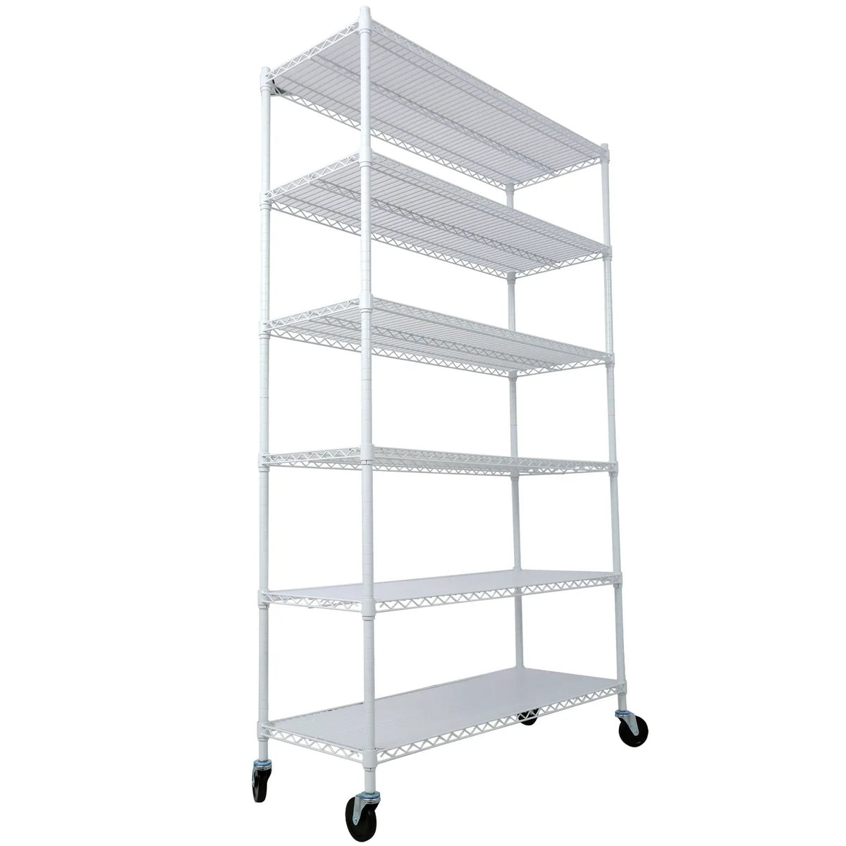 6 Tier Wire Shelving Unit | 6000 Lb Capacity | NSF Metal Rack | Adjustable Shelves