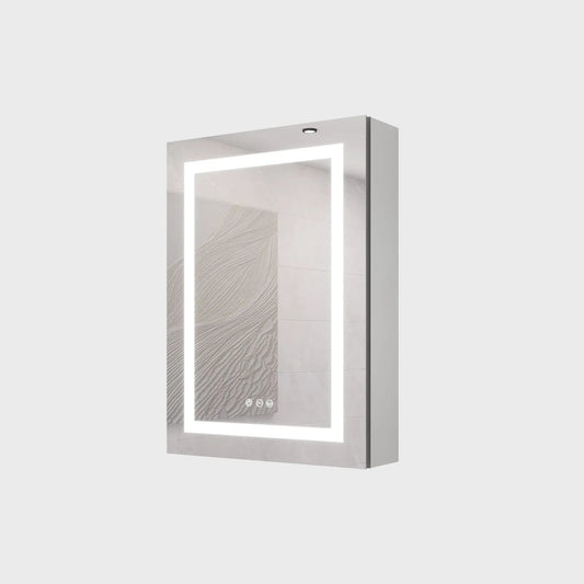 Medicine Cabinet | LED Anti Fog | Dimmable | 20 X 28 Silver