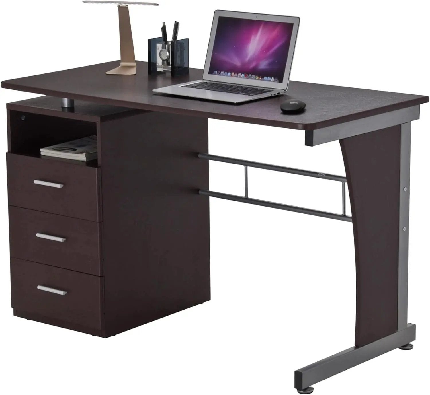 48 Inch Computer Desk with Drawers for Home Office from PriceLows™