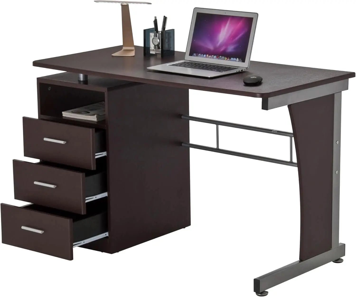48 Inch Computer Desk with Drawers for Home Office from PriceLows™