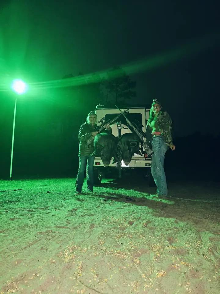 Solar Hunting Light | 120 Green LEDs | 10000 Lumens Output