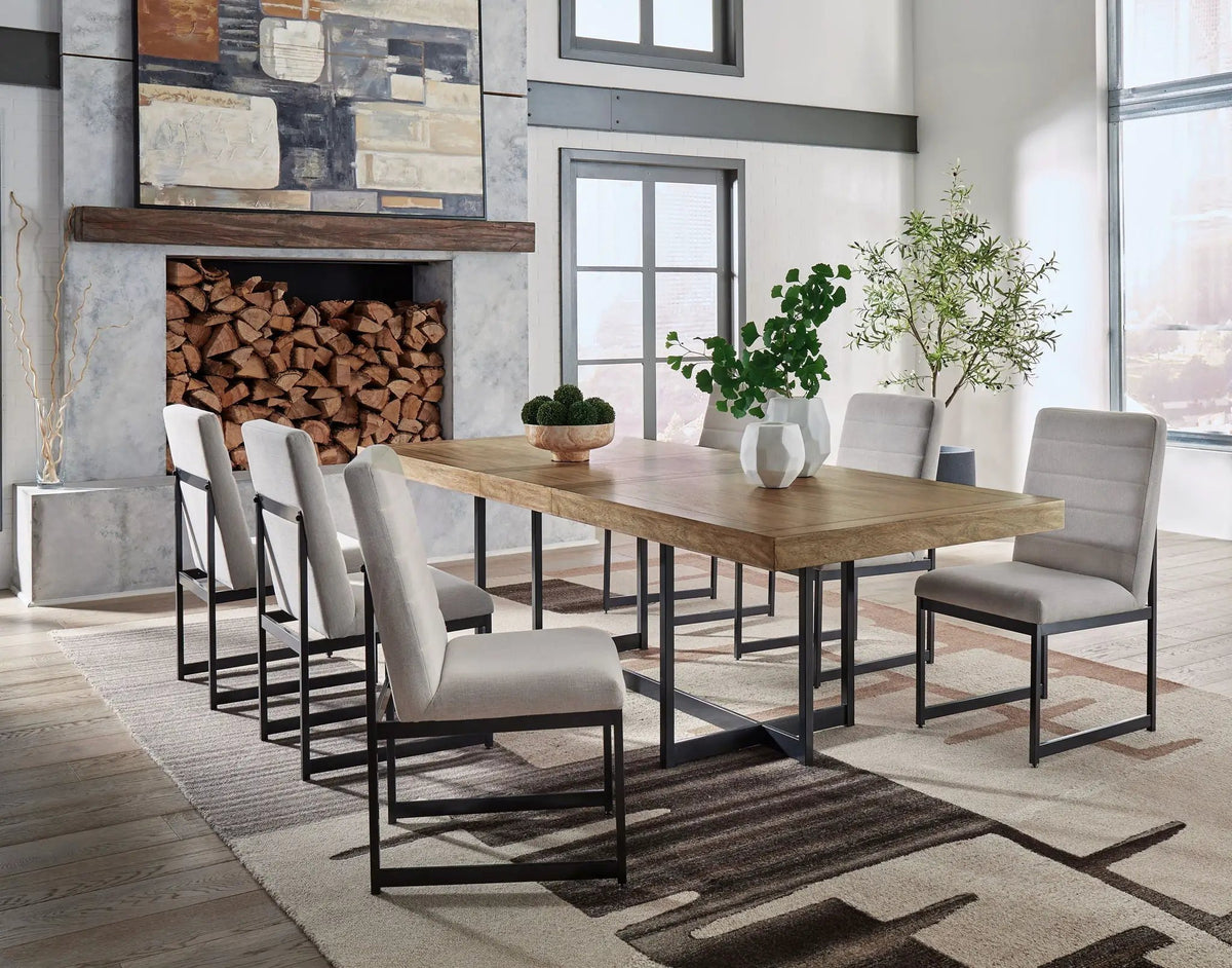 Tomtyn Dining Room Set | 5-Piece | Casual Contemporary Urban Style | Mango Wood Veneer
