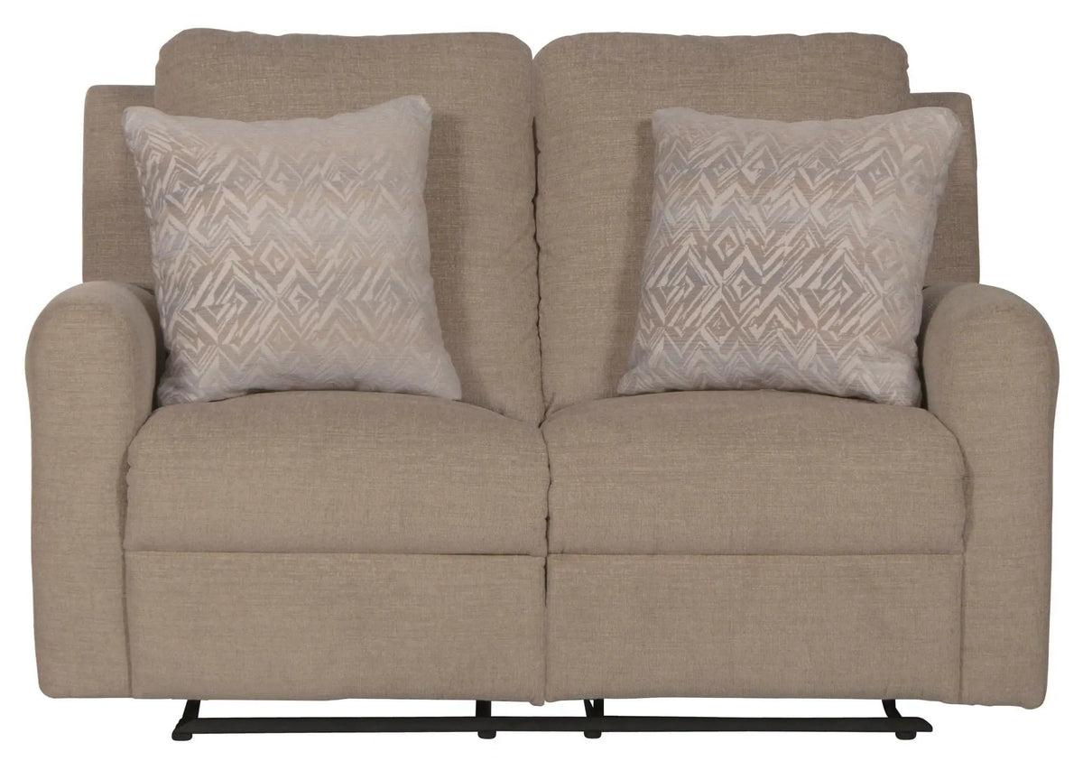 Calvin Reclining Loveseat | 4 Pieces | Chenille & Fabric | Living Room