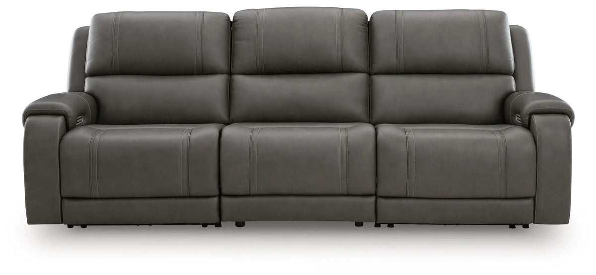 Power Reclining Sectional | USB Charging | Adjustable Headrests | Mocha