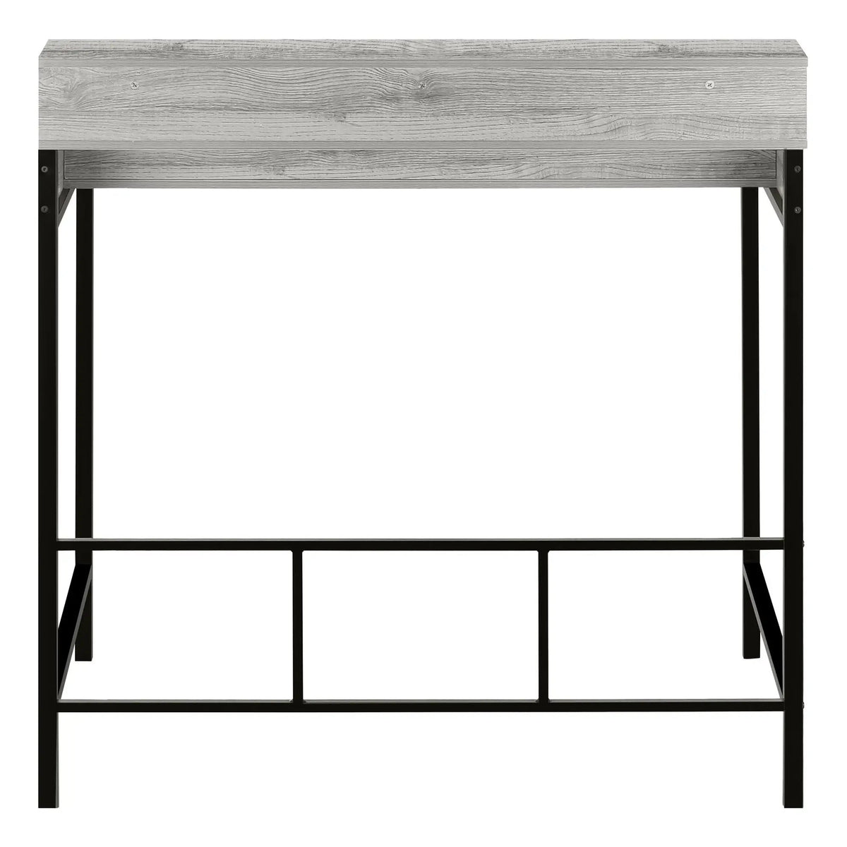 Standing Computer Desk | 47.5 Inch Height | Storage Shelves | Sturdy Metal Legs