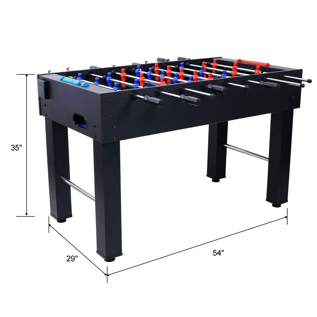Hurricane Foosball Table | Engineered Wood | Steel Rods | Indoor Gaming