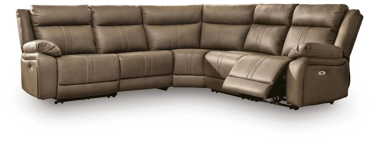 Reclining Sectional | Power Recline | Adjustable Headrests